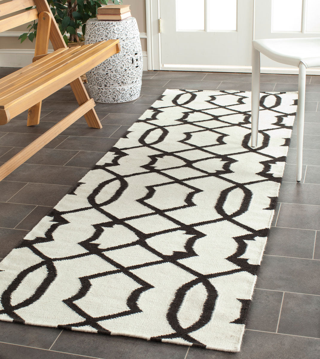 safavieh clearance dhurries dhu753d charcoal rug
