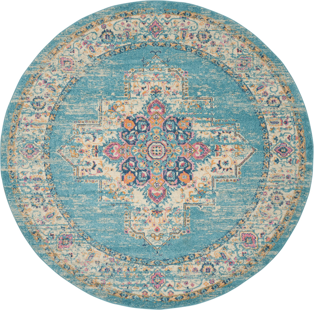 nourison passion psn03 light blue rug