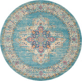 nourison passion psn03 light blue rug