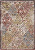 nourison soraya sor01 terracotta multicolor rug