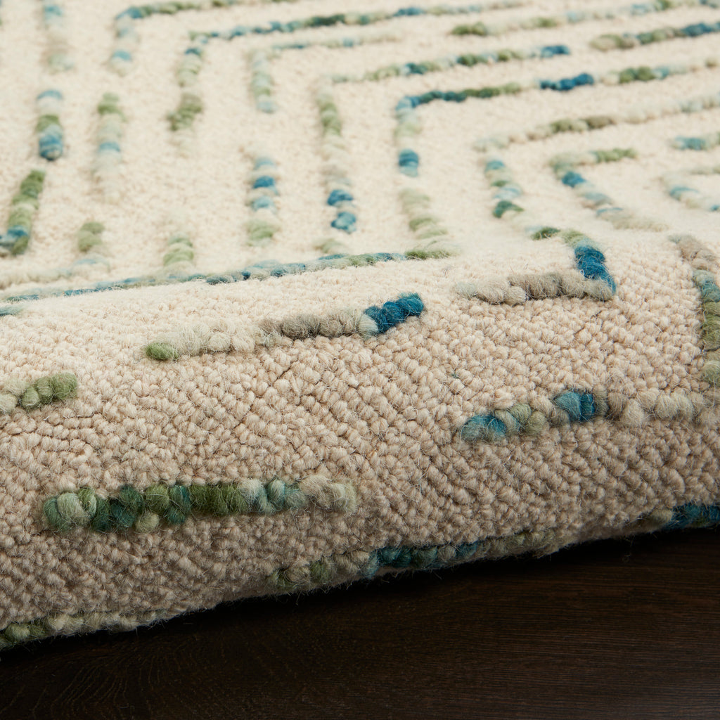 nourison colorado clr02 ivory green rug