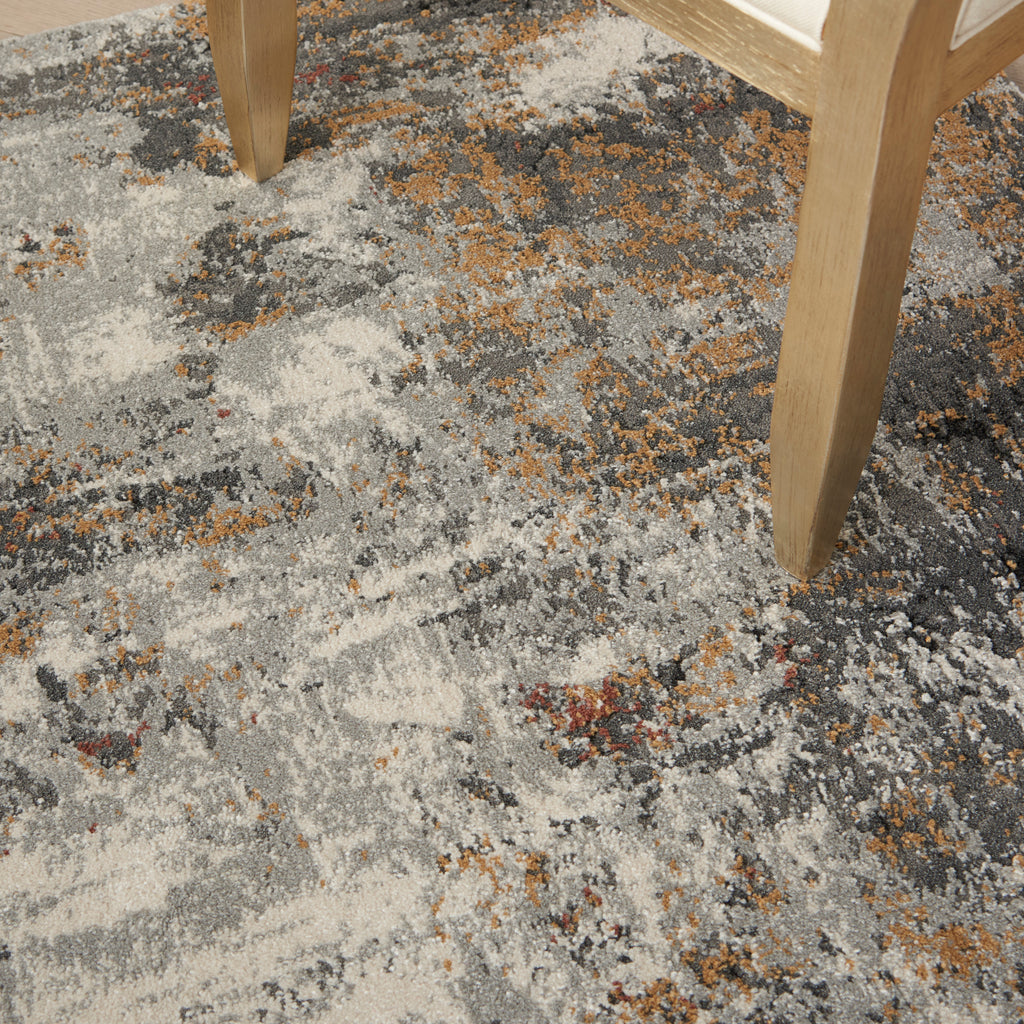 nourison tangra tnr03 grey multi rug
