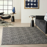 nourison cozumel czm01 dark grey rug
