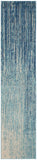 nourison passion psn09 navy light blue rug