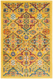 nourison allur alr03 yellow multicolor rug