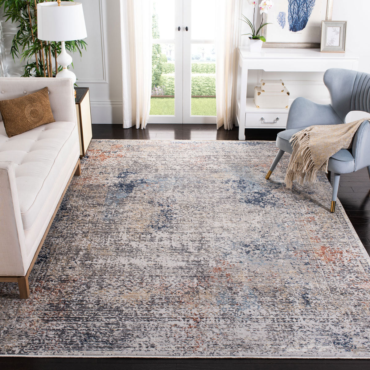 safavieh clearance dream drm426f grey blue rug