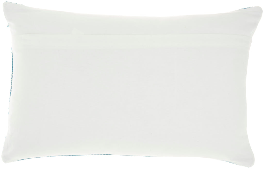 nourison outdoor vj088 turquoise pillow
