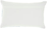 nourison outdoor vj088 turquoise pillow