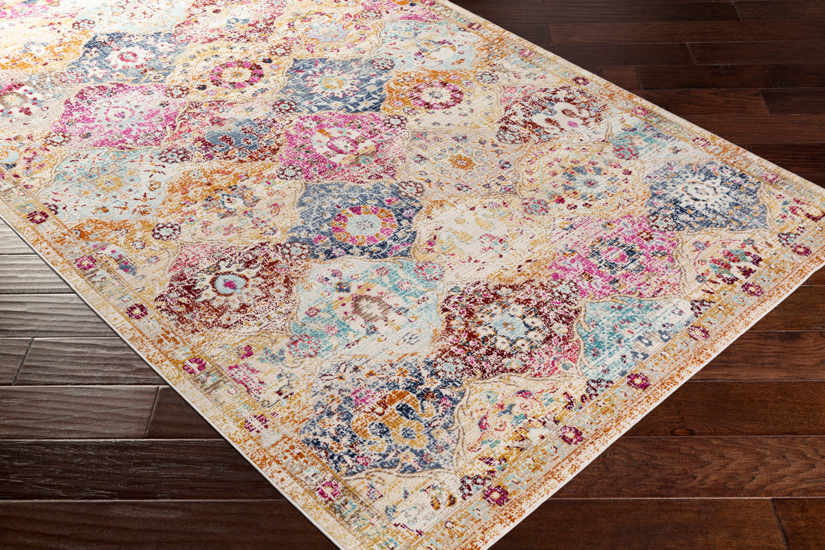 surya dublin dub 2312 bright pink rug