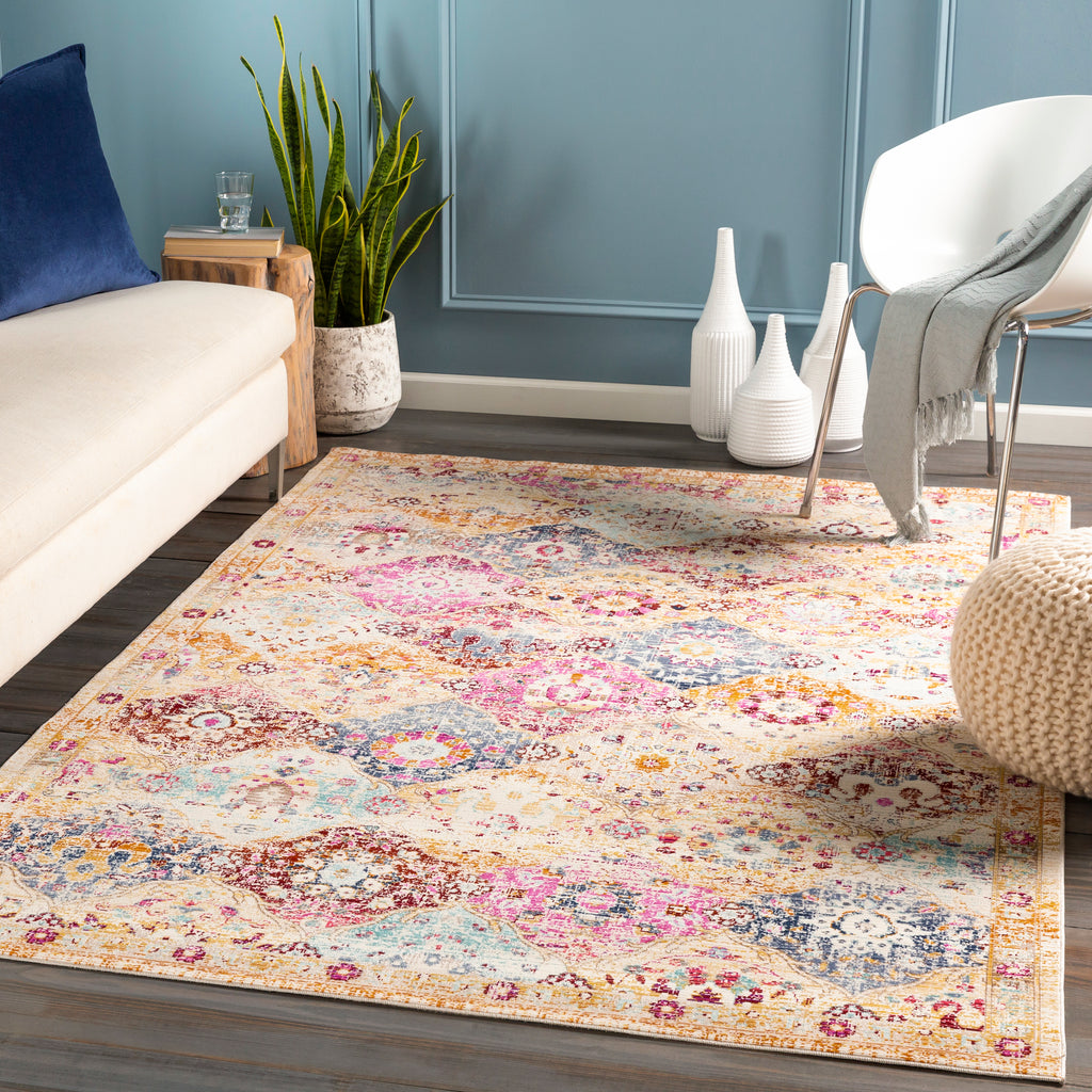 surya dublin dub 2312 bright pink rug