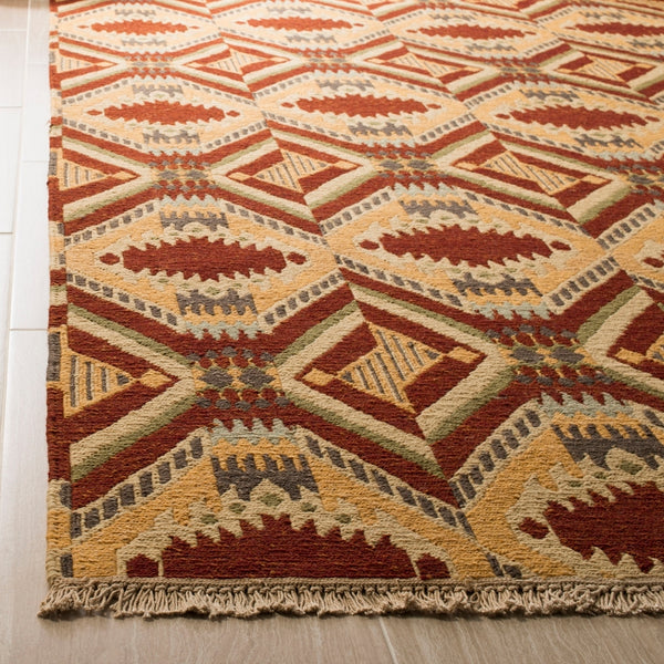 safavieh clearance dhurries dve517b red rug