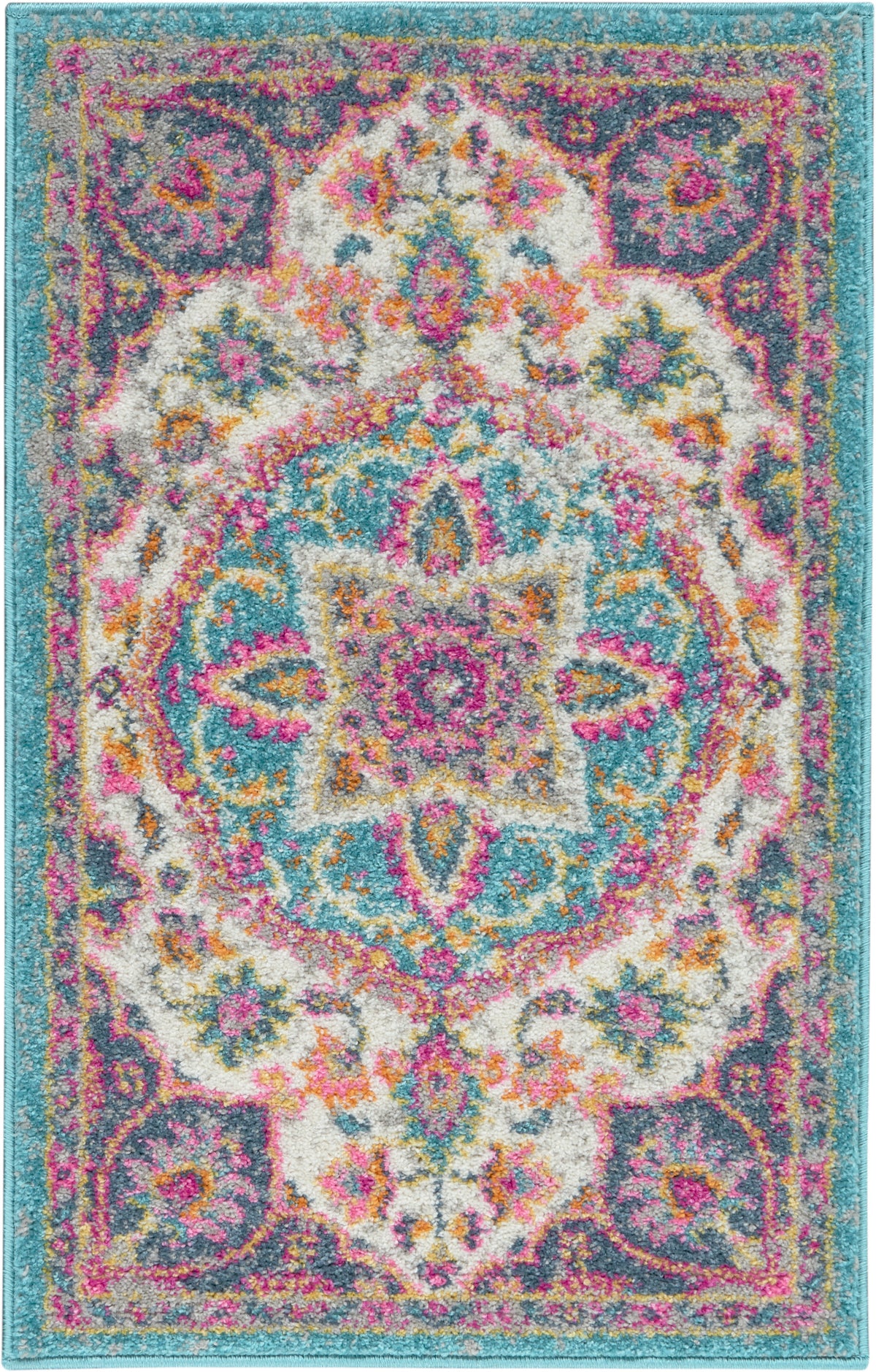 nourison passion psn22 ivory multi rug