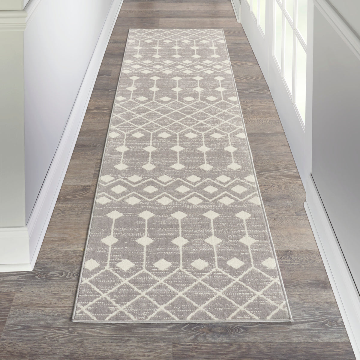 nourison grafix grf37 grey rug