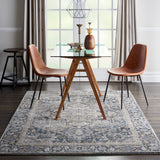 nourison moroccan celebration ki381 navy rug