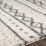 Surya Closeout Deluxe Shag DXS-2319 Black Rug
