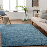 surya deluxe shag dxs 2325 medium grey rug