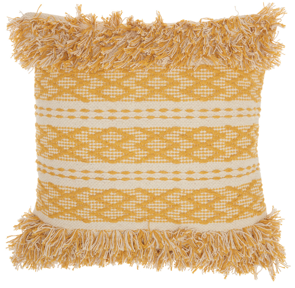 nourison life styles dl825 mustard pillow