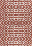 unique loom jill zarin outdoor turks and caicos rust red rug