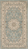 nourison living treasures li15 aqua ivory rug