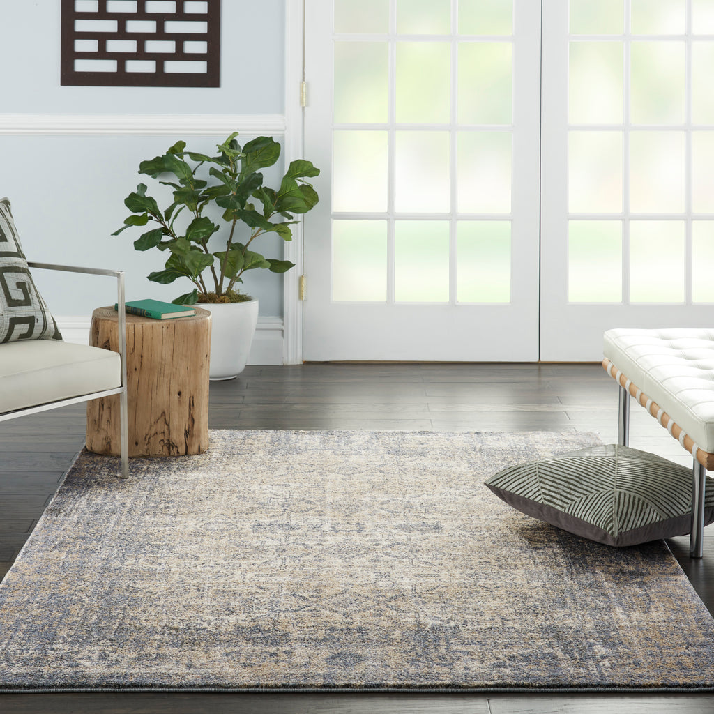nourison moroccan celebration ki3m1 ivory slate rug