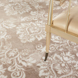 nourison elation etn03 ivory mocha rug