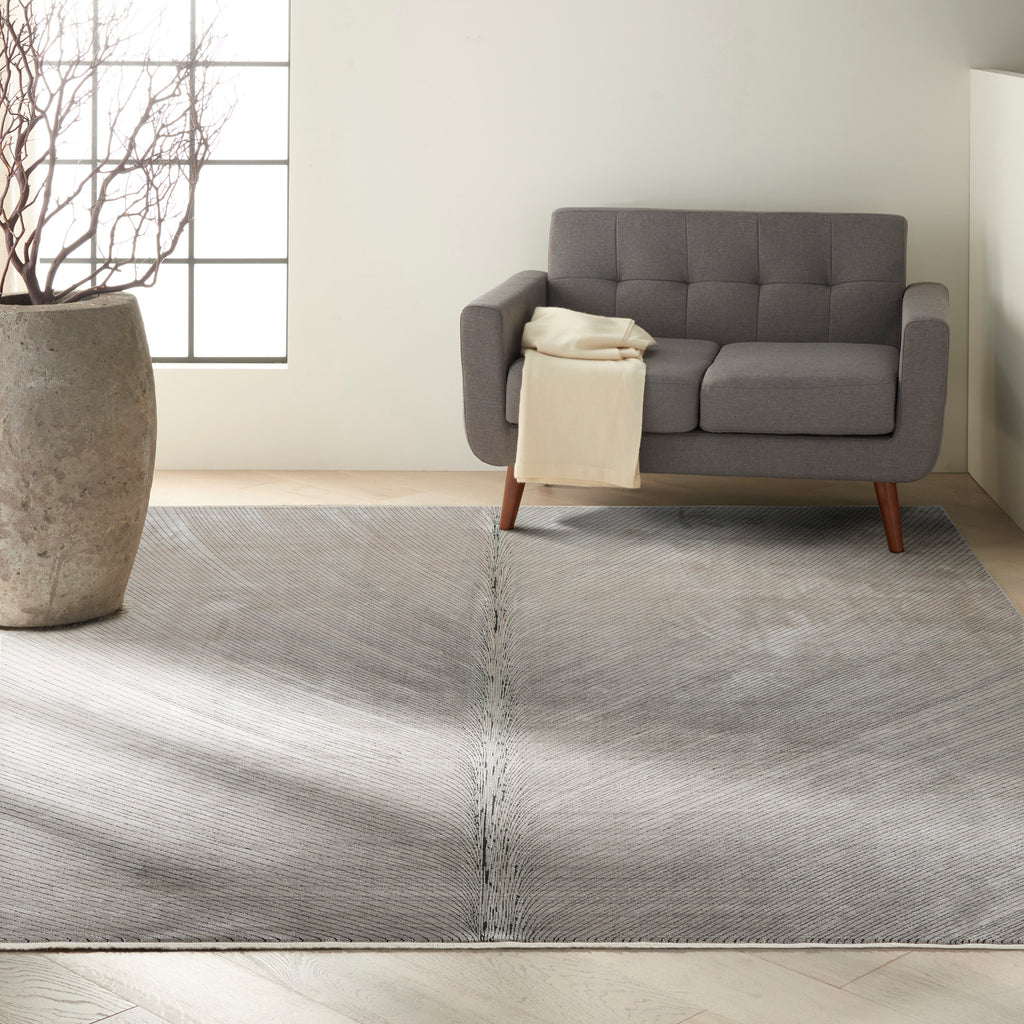 nourison balian ck50 silver grey rug
