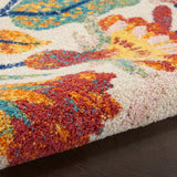 nourison allur alr09 ivory multicolor rug