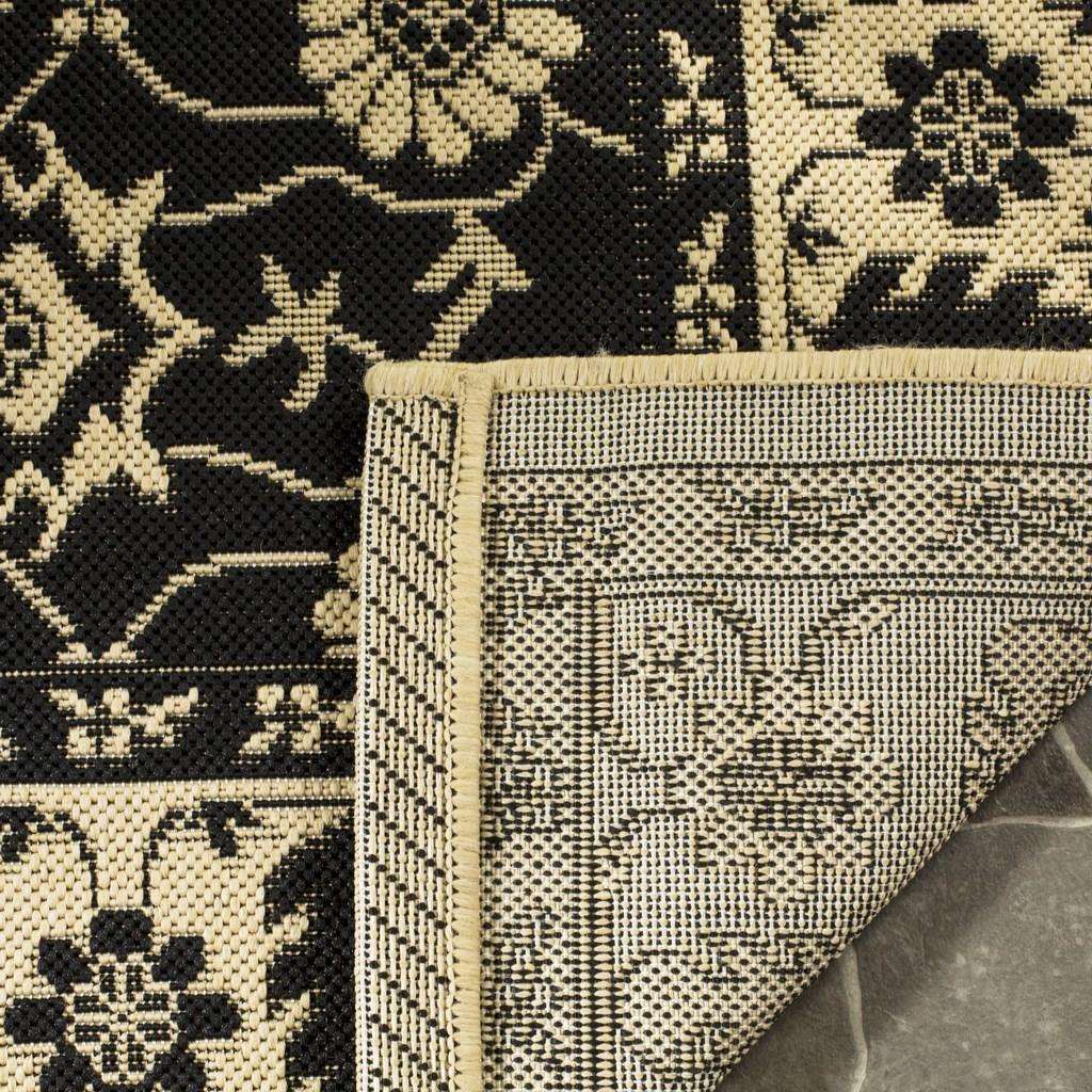 Safavieh Clearance Courtyard CY6126-26 Black Rug