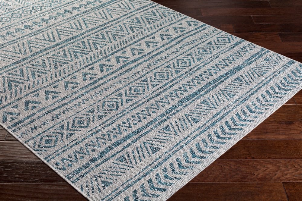 Surya Rug Co. Eagean EAG-2307 Aqua Rug | Transitional Rugs | Rugs Done Right 