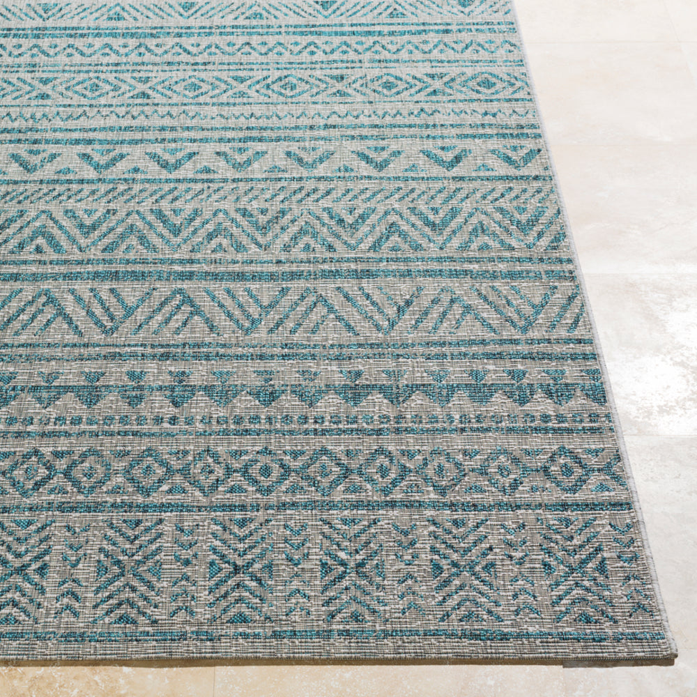 Surya Rug Co. Eagean Aqua Rug | Indoor Rugs | Rugs Done Right 