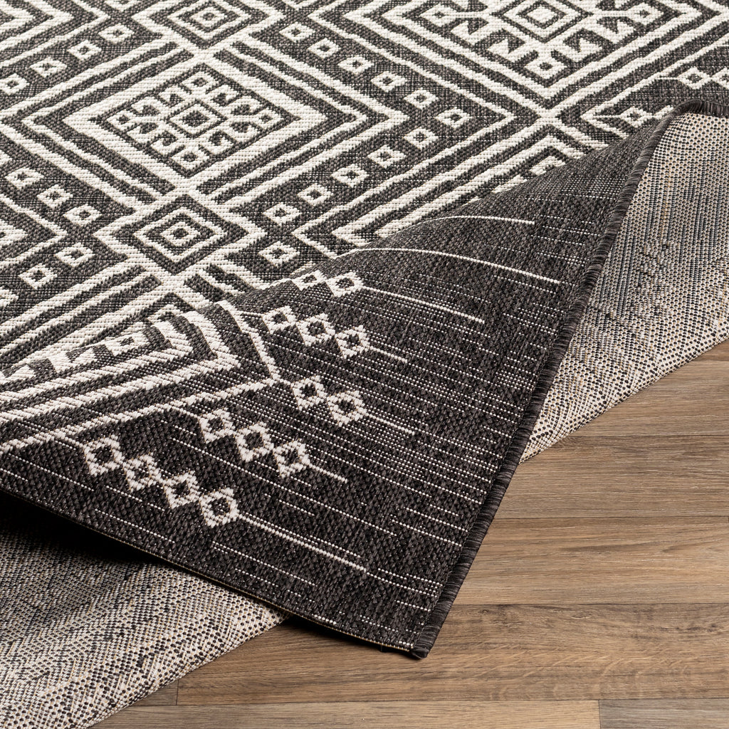 surya eagean eag 2338 black rug