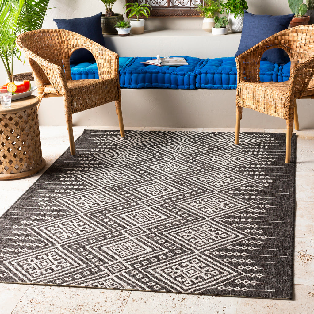 surya eagean eag 2338 black rug