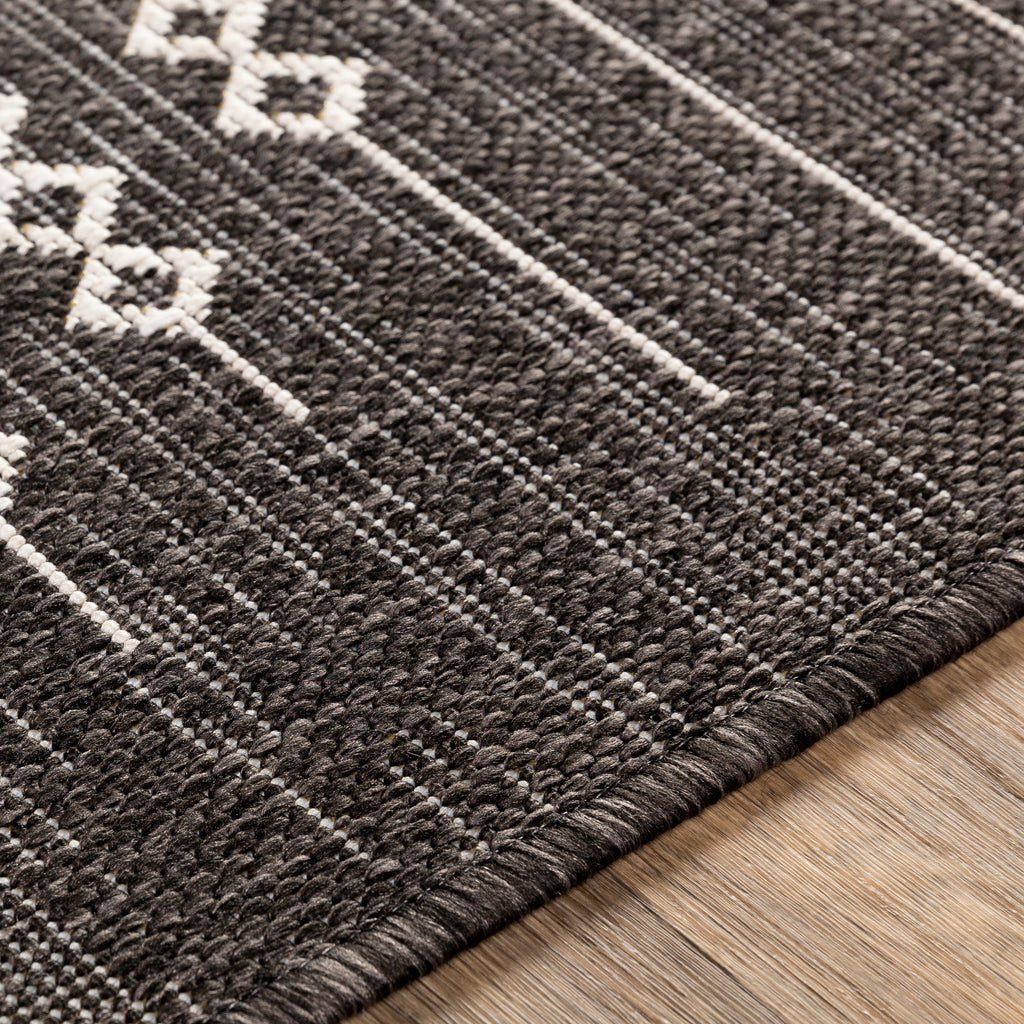 surya eagean eag 2338 black rug