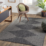 surya eagean eag 2348 black rug