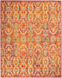 nourison allur alr05 red multicolor rug
