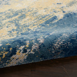 nourison twilight twi22 navy gold rug