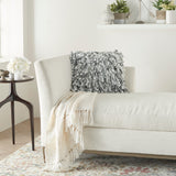 nourison life styles dc256 grey pillow