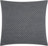 nourison couture nat hide pd280 grey pillow