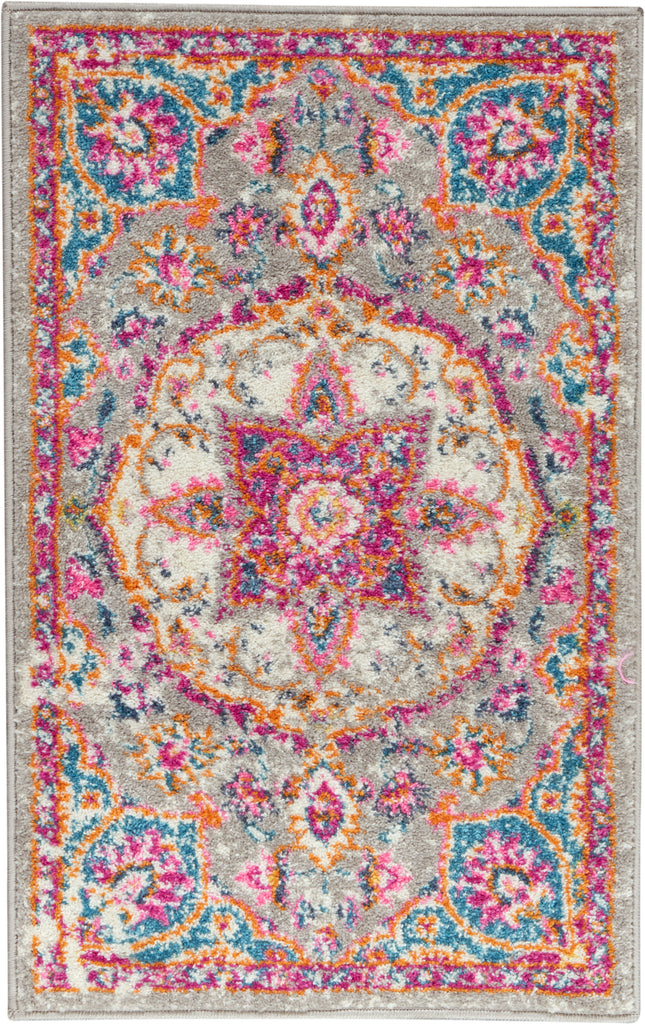 nourison passion psn22 grey multi rug