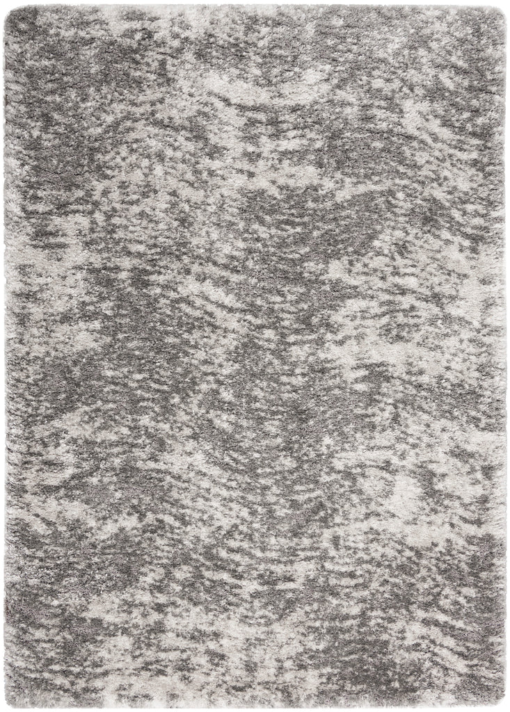 nourison dreamy shag drs04 charcoal grey rug