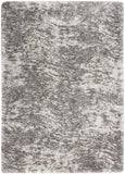 nourison dreamy shag drs04 charcoal grey rug