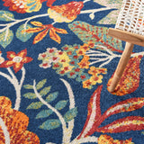 nourison allur alr09 navy multicolor rug
