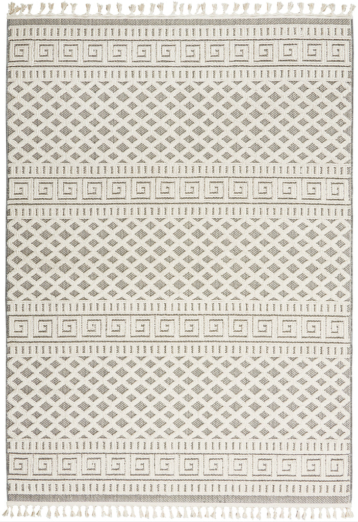 nourison paxton pax05 ivory grey rug
