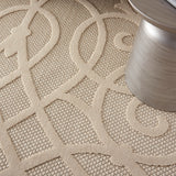 nourison cozumel czm04 cream rug