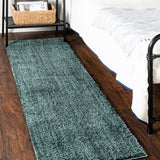 unique loom jill zarin shaggy chic shaggy rosemary green rug