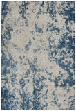 nourison rustic textures rus16 grey blue rug