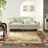 nourison parisa psa07 gold brick rug