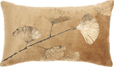 nourison luminescence ac209 beige pillow
