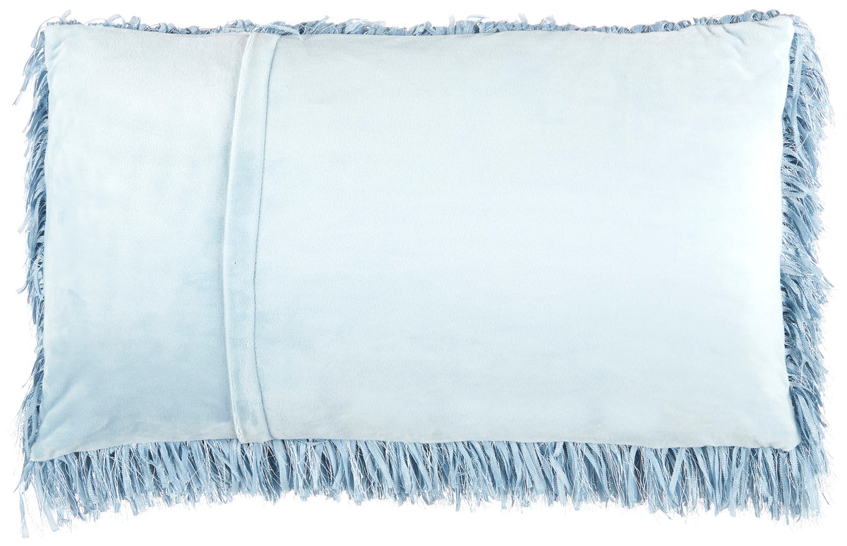 nourison shag tl048 ocean pillow