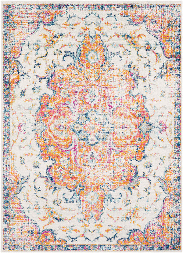 Surya rug co. | bright orange rug | elaziz | rugs done right
